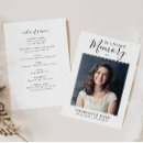 Search for modern memorial service programmes Order of service