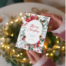Search for merry and bright christmas invitations Poinsettia