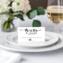 Search for handwritten wedding place cards Modern