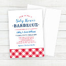 Search for red white baby shower invitations Summer