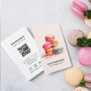 Search for macaron business cards Pastry chef