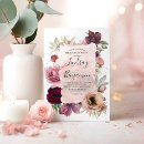 Search for burgundy mauve pink invitations Floral