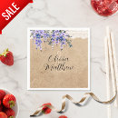 Search for wisteria napkins Rustic