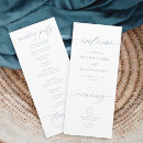 Search for rustic wedding programs Calligraphy