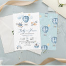 Search for transportation baby shower invitations Watercolor