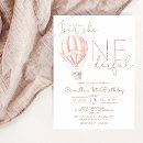 Search for onederful girl birthday invitations Minimalist