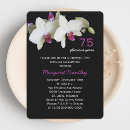 Search for surprise 75th birthday invitations Flowers