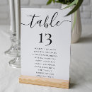 Search for seating charts wedding table cards Chic
