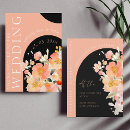 Search for orange and black wedding invitations Minimal