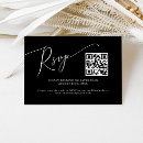 Search for black rsvp cards Elegant