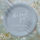 Search for she said yes plates Engagement party