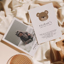 Search for brown bear birthday invitations Boy