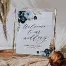 Search for navy welcome wedding signs Watercolor floral