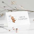 Search for bear place cards Teddy