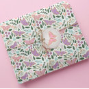 Search for butterflies wrapping paper Gold