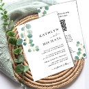 Search for eucalyptus wedding invitations All in one
