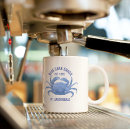Search for blue crab coffee mugs Illustration