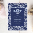 Search for blue bandana invitations Bandanna