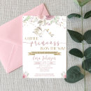 Search for swan baby shower invitations A little princess