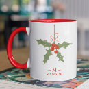 Search for christmas holly mugs Floral