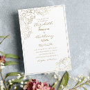 Search for white peony wedding invitations Simple