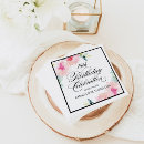 Search for vintage floral napkins Blush pink
