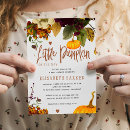 Search for little pumpkin on the way invitations Gender neutral