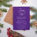 Search for purple seasonal invitations Company
