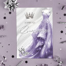 Search for purple quince invitations Tiara