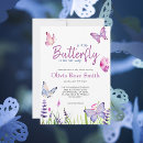 Search for purple butterfly baby shower invitations Garden