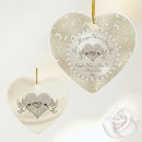Search for heart christmas tree decorations mr and mrs