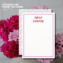 Search for dot pattern monogram note cards For her