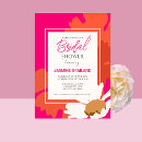 Search for hot pink orange invitations Colourful