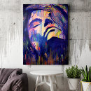 Search for abstract woman art posters Blue
