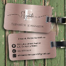 Search for rose gold luggage tags Brushed metal