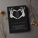 Search for goth baby shower invitations Skeleton