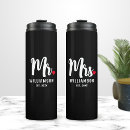 Search for newlywed travel mugs Established date