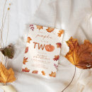 Search for fall pumpkin birthday invitations Rustic
