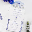 Search for greece wedding invitations Blue