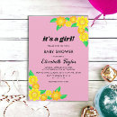 Search for sunflower baby girl shower invitations Elegant