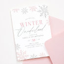 Search for winter onederland pink and silver invitations Glitter