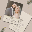 Search for wedding photo christmas cards Elegant