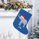 Search for blue christmas stockings Santa
