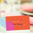Search for orange place cards Bright