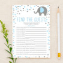 Search for baby elephant shower games Activity