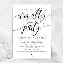 Search for after party invitations Elopement