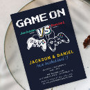 Search for level up party invitations Boys
