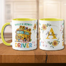 Search for bus driver appreciation mugs Yellow