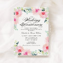 Search for floral anniversary invitations Vintage