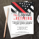 Search for firemen invitations Thin red line flag
